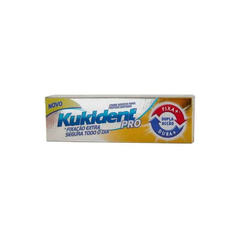 Kukident Pro Plus - Doble accion crema adhesiva para prótesis dentales