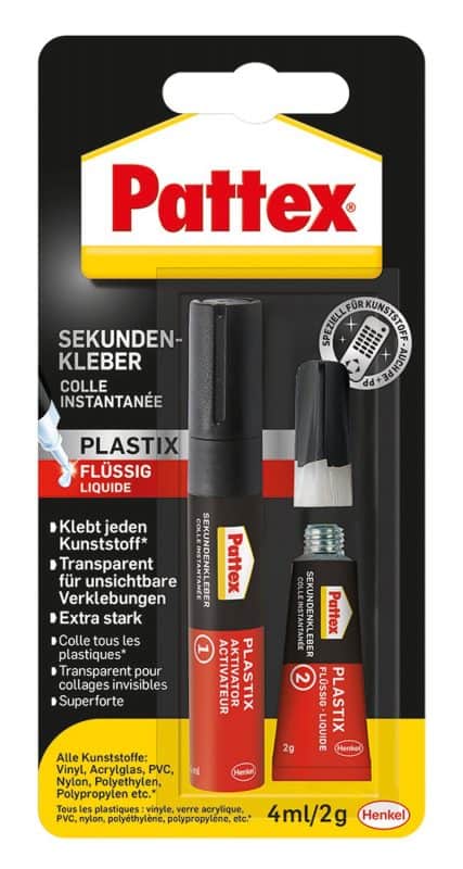 Pattex Nural 92 Pegamento reparador de plásticos, cola transparente para  reparar y pegar plástico + Nural 23 Pegamento universal extra fuerte