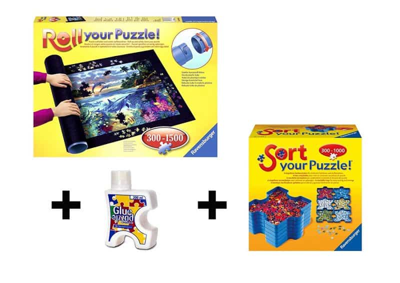 Cómo usar el puzzle roll la tela enrollable para guardar puzzles 