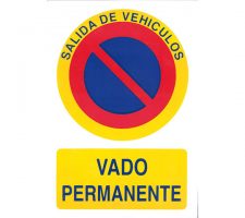 ¿Cómo pegar una placa de vado?