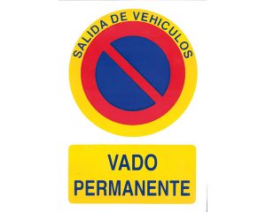 ¿Cómo pegar una placa de vado?