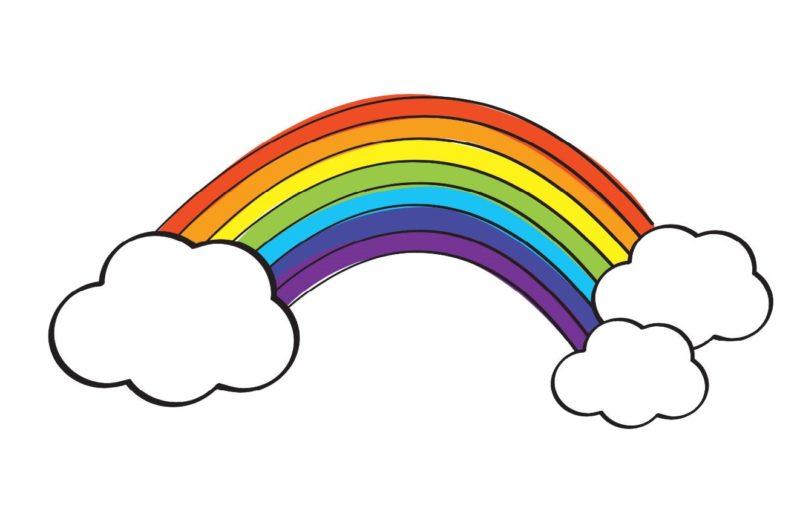 estoy enfermo localizar Licuar Cómo pintar un arcoíris